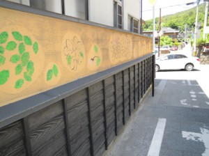 上山市視察：板塀③